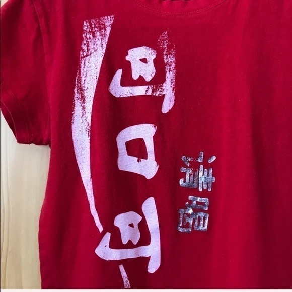 Vintage Coca-Cola Mandarin China script tee Jr size M - Picture 3 of 8